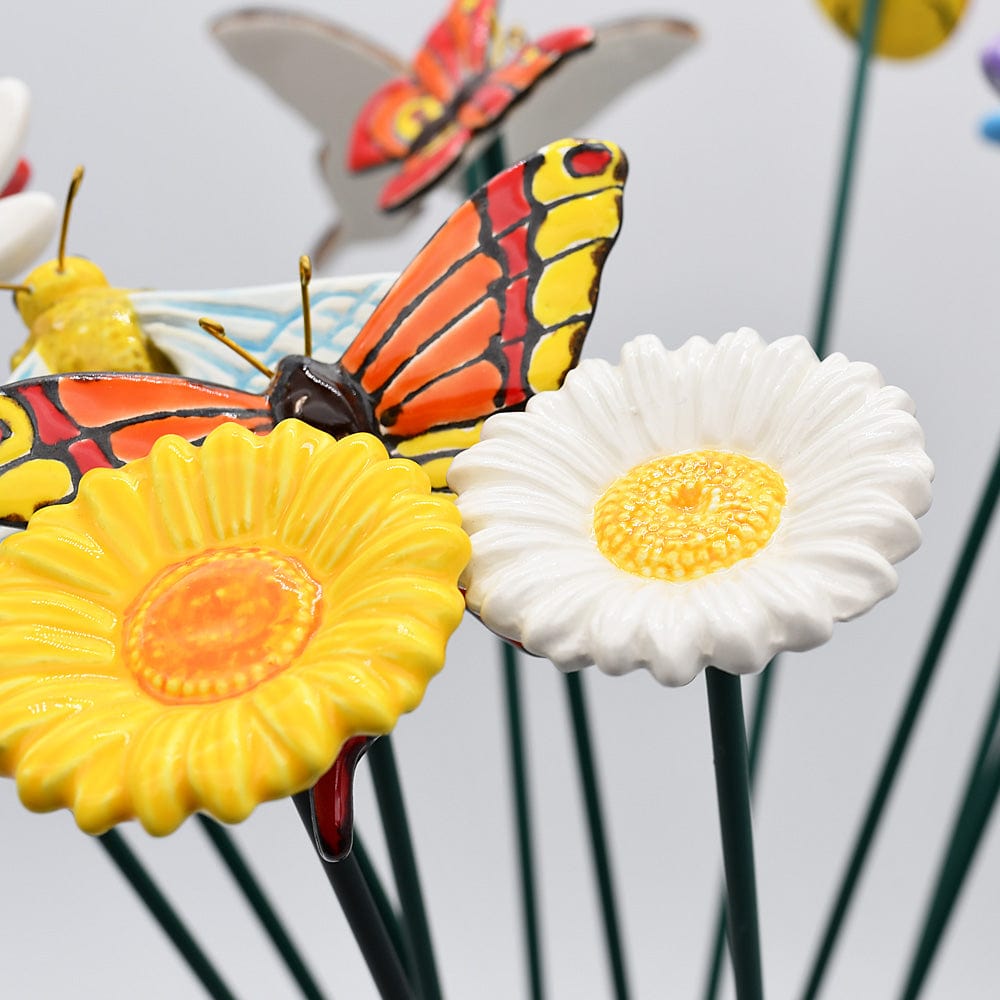 Coupe en céramique en forme de coquillage Fleurs en céramique