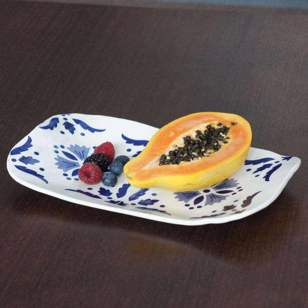 Ceramic bowl with large patterns  "Travessa"