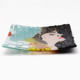 Amália I Glass flat bowl