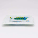 Sardinha I Fused glass shallow bowl