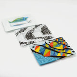 Sardinhas I Fused glass cup