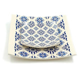 Flat ceramic cup