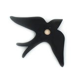 Set of 3 earthenware swallows