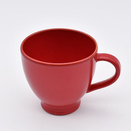 Ensemble de 4 mugs en grès I Service Eléments I Vente en ligne Mug en grès en grés "Positano" - Rouge