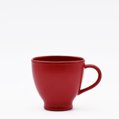 Ensemble de 4 mugs en grès I Service Eléments I Vente en ligne Mug en grès en grés "Positano" - Rouge