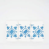 Small embroidered hand towels I Set of 3