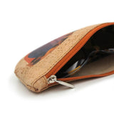 Cork glasses case