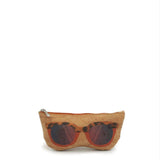 Cork glasses case