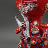 Diabo com três cornos I Statuette by Júlia Côta - 40 cm