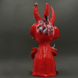 Diabo com três cornos I Statuette by Júlia Côta - 40 cm