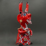 Diabo com três cornos I Statuette by Júlia Côta - 40 cm