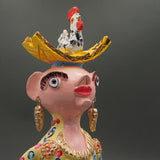 Boneca com Présépio I Statuette by Jùlia Côta - 40 cm