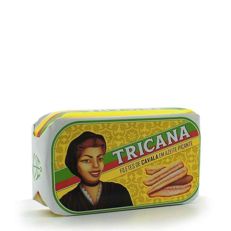 Tricana I Conserve de filets de maquereau à l'huile d'olive piquante