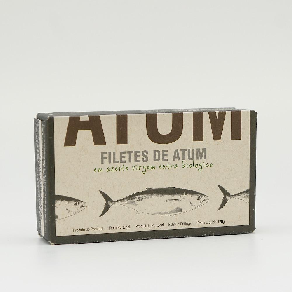 Tuna fish fillets in organic virgin olive oil