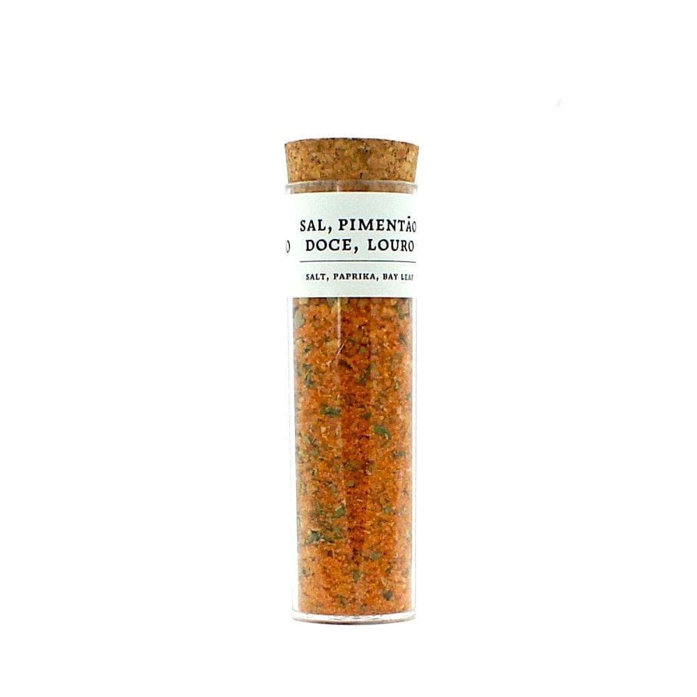 O MELHOR DO RIBATEJO Tube de fleur de sel aux poivrons doux et laurier