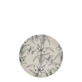 Flores I Ensemble de 4 assiettes en grès - 21cm