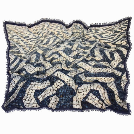 Calçada Portuguesa I Blue Scarf