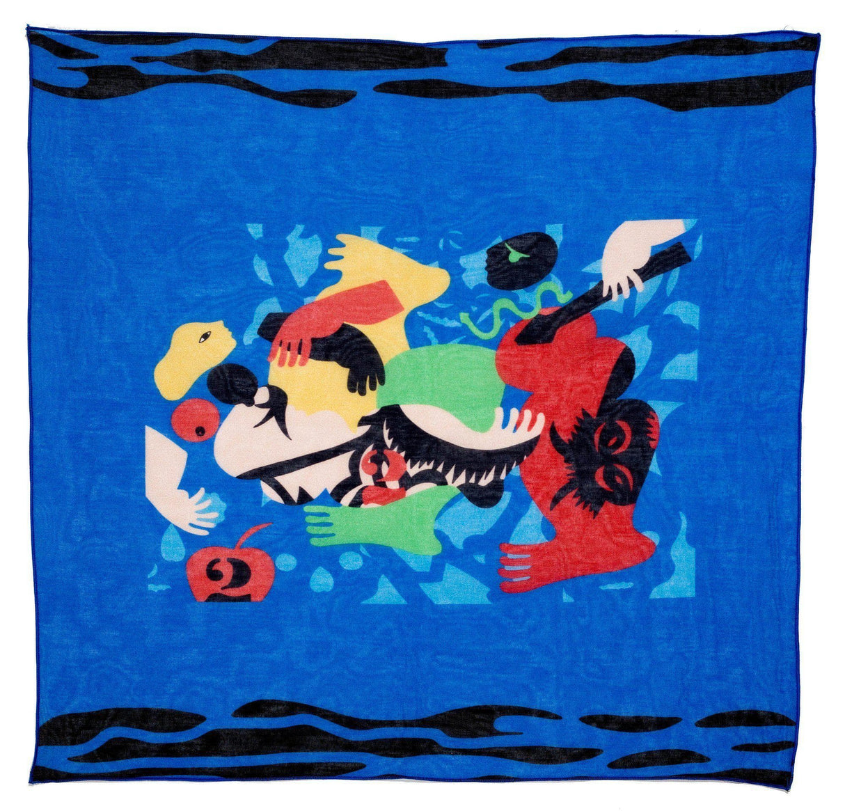 José de Guimarães cotton scarf "Ilha dos Amores"
