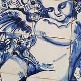 Fresque d'azulejos portugais Fresque d'azulejos