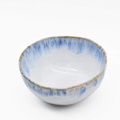 Grand bol bleu en grès I Vaisselle du Portugal Bol en grès "Água" - 16cm