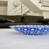 Large fused glass dish