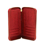 Large cork wallet  I Red