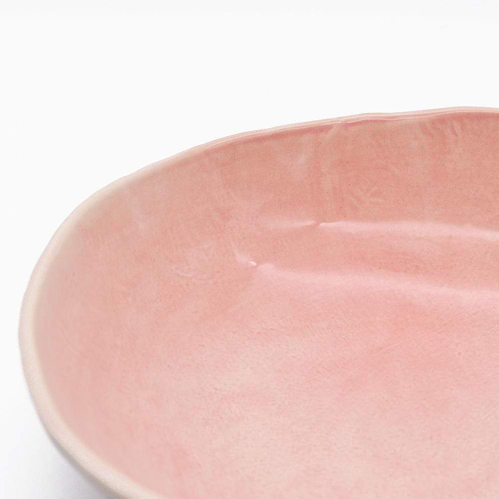 Flores I Pink salad bowl - 25cm