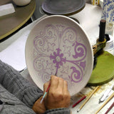 Sado I Large ceramic plate