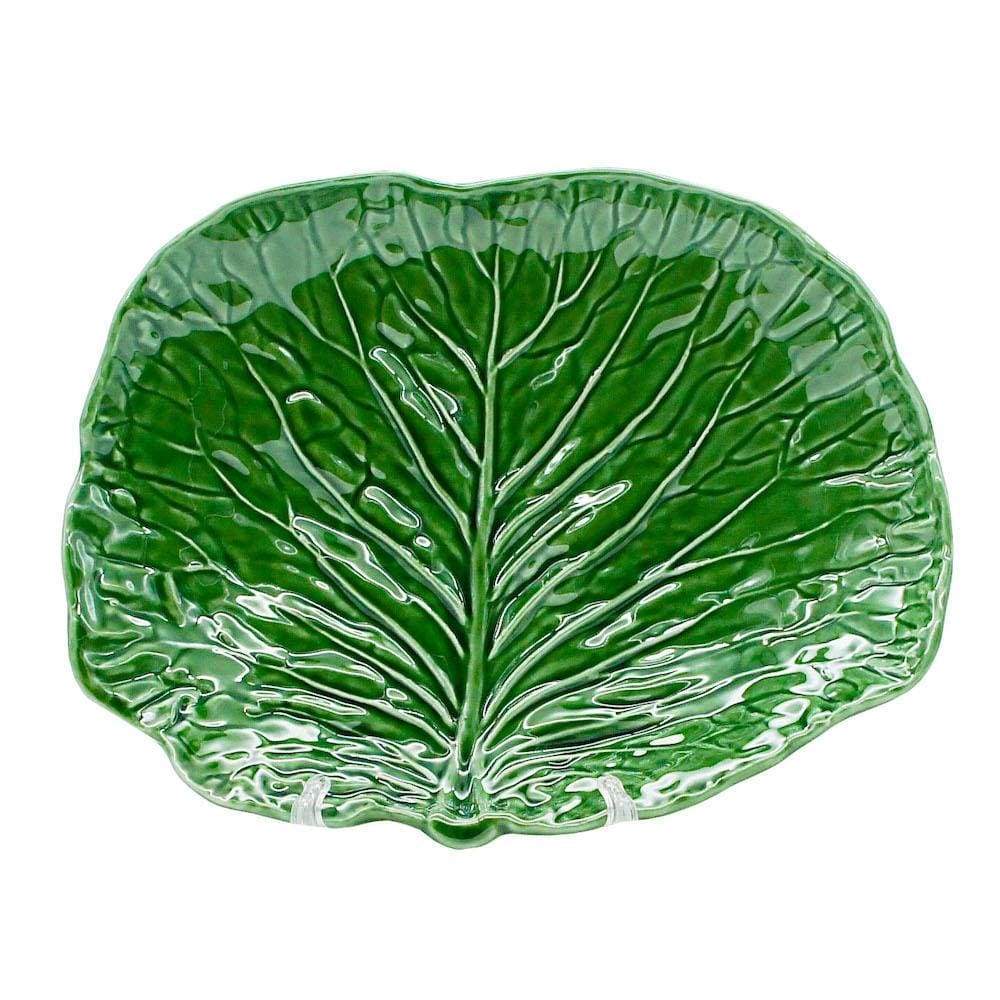 Folha de couve I Ceramic plate - 27cm