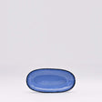 Grande assiette en grès de la collection portugaise Amazonia Plat de service en grès "Amazonia" Bleu - 15cm