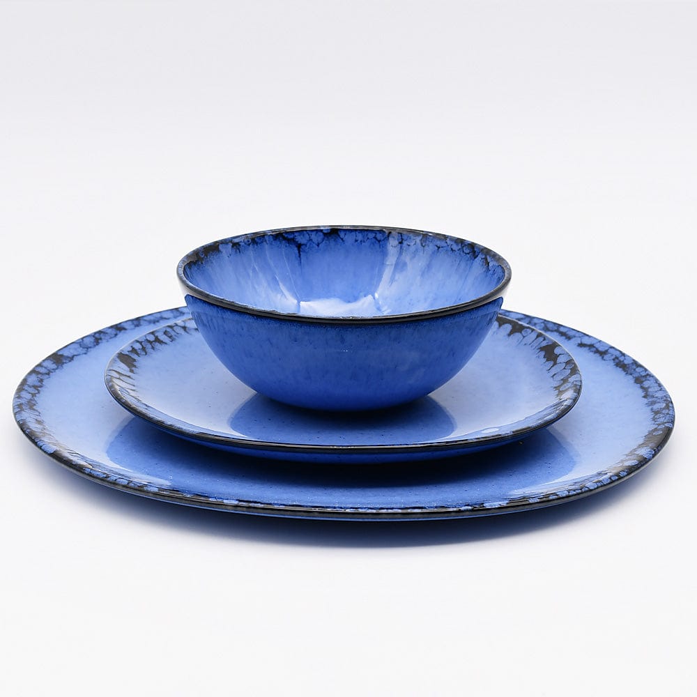 Grande assiette en grès de la collection portugaise Corals Assiette en grès "Amazonia" - 30cm