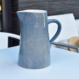 Grande carafe en céramique bleue I Motifs portugais Carafe "Renda" - Bleue