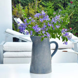 Grande carafe en céramique bleue I Motifs portugais Carafe "Renda" - Bleue