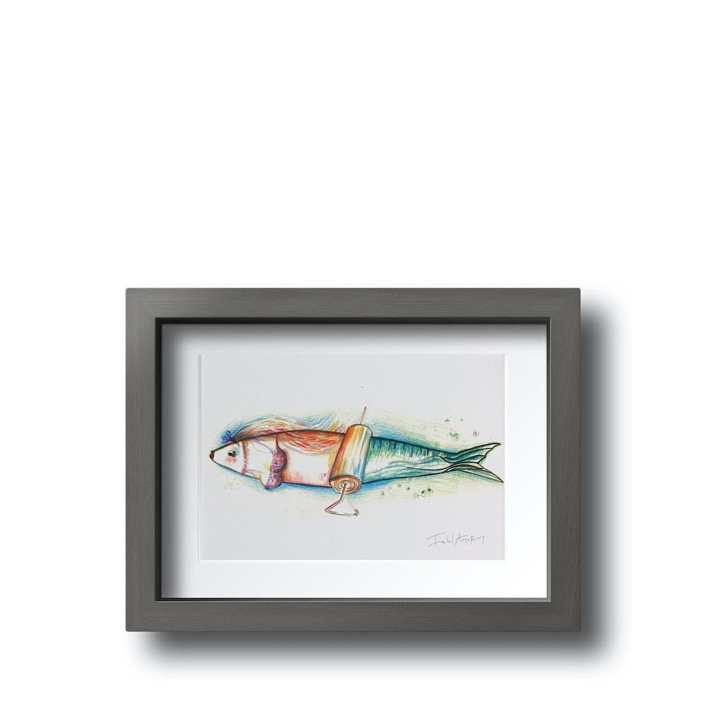 Sardinha I Drawing by Isabel Amorim
