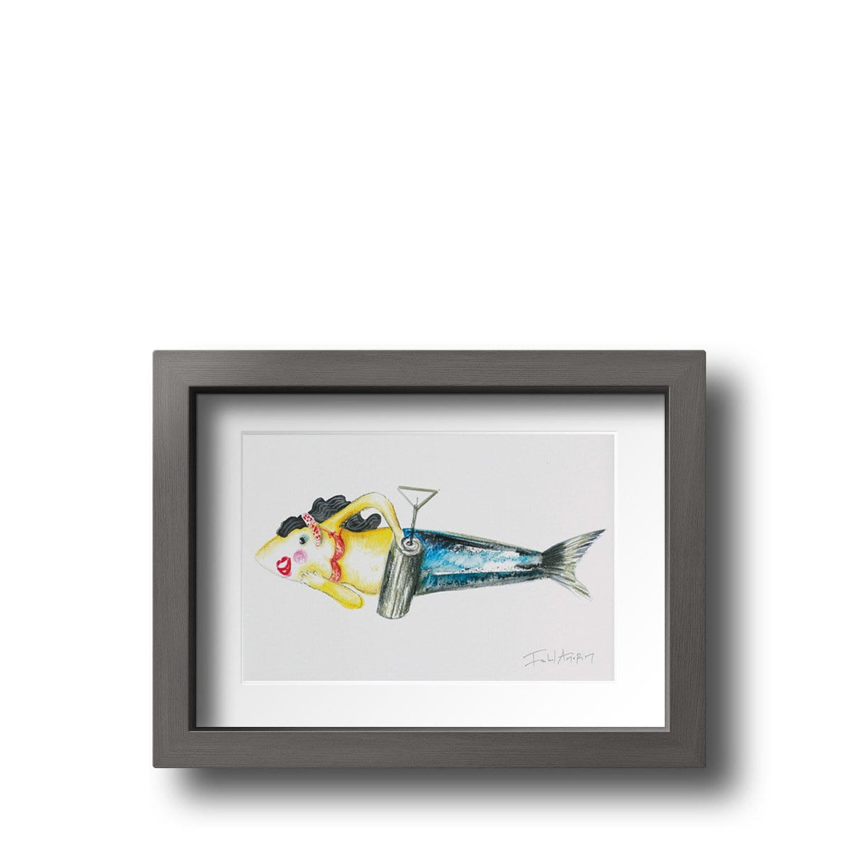 Sardinha I Drawing by Isabel Amorim