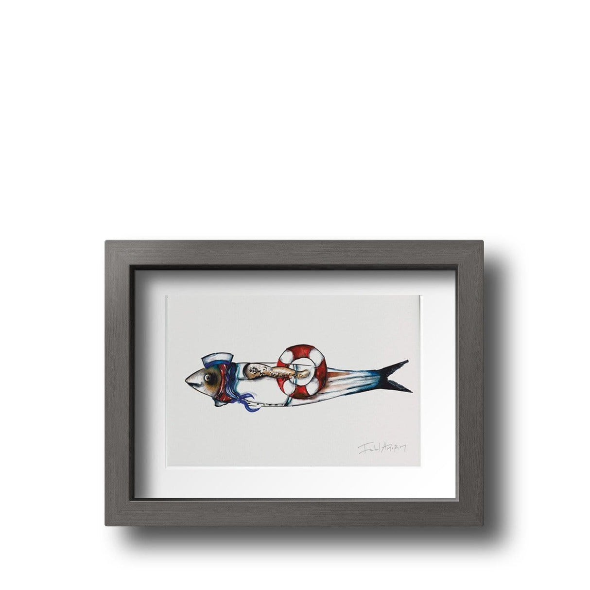 Sardinha I Drawing by Isabel Amorim