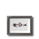Sardinha I Drawing by Isabel Amorim