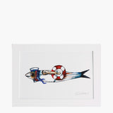 Sardinha I Drawing by Isabel Amorim