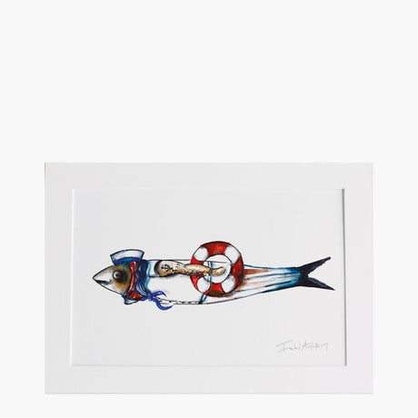 Sardinha I Drawing by Isabel Amorim