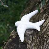 Traditional ceramic swallow - White