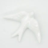 Traditional ceramic swallow - White