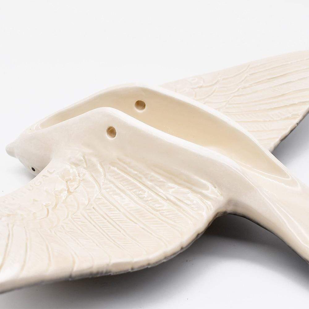 Giant ceramic Swallow of Caldas da Rainha - White