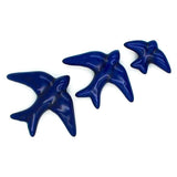Traditional ceramic swallow - Cobalt blue