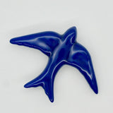 Traditional ceramic swallow - Cobalt blue