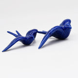 Ceramic swallow from Caldas da Rainha - Cobalt Blue