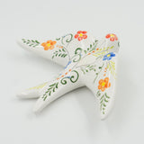 Hirondelle en céramique décorée à la main Hirondelle en céramique "Viana"