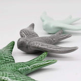 Ceramic swallow - Deep grey