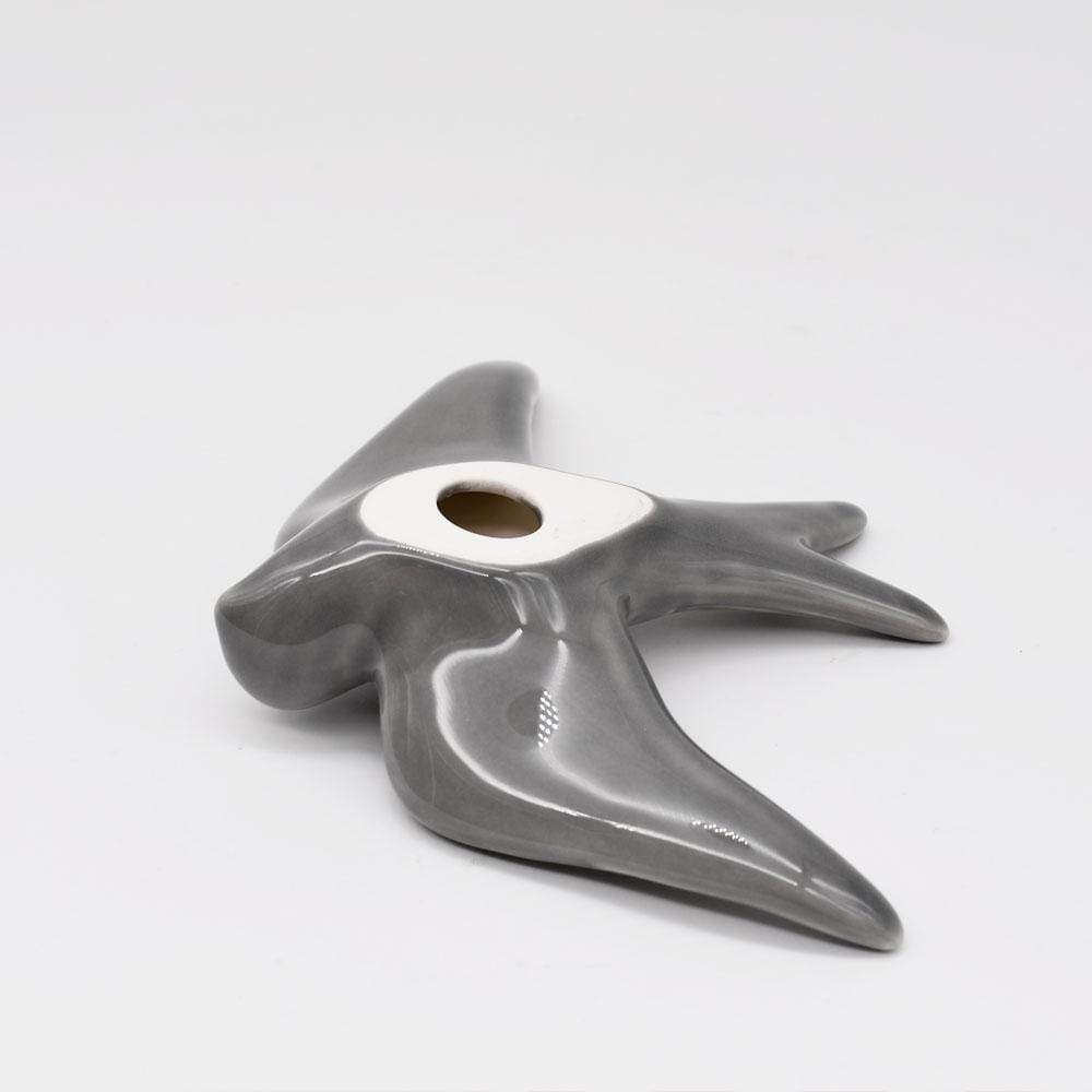 Ceramic swallow - Deep grey