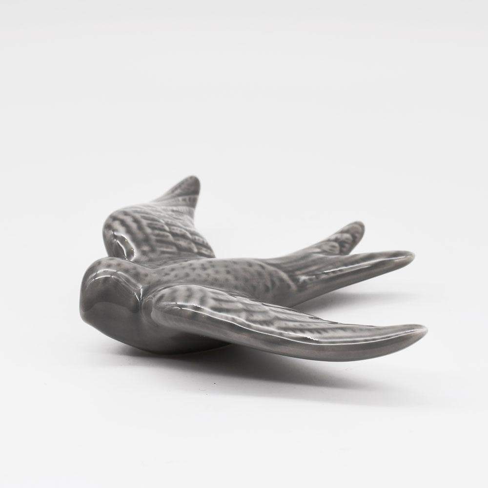 Ceramic swallow - Deep grey