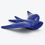 Hirondelle murale en céramique bleu cobalt du Portugal Hirondelle en céramique - Bleu cobalt